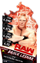 SuperCard BrockLesnar S3 13 Ultimate Raw