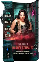 SuperCard Raquel Gonzalez S7 38 RoyalRumble21