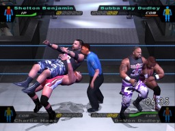 HereComesThePain DVonDudley SheltonBenjamin CharlieHaas BubbaRayDudley 2