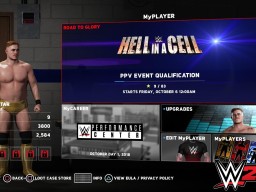 WWE2K18 MyPlayer 2 Home