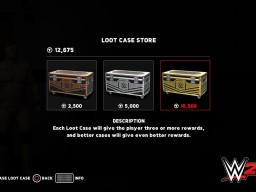 WWE2K18 MyPlayer 8 LootCase