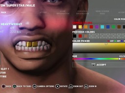 WWE2K18 Creations 12 Teeth