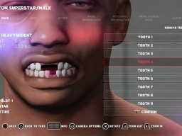 WWE2K18 Creations 13 Teeth