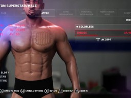 WWE2K18 Creations 20 Tattoo