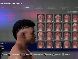 WWE2K18 Creations 8 Hair