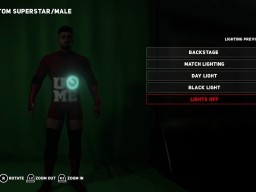 WWE2K18 Creations 26 Glow