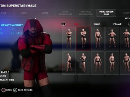 WWE2K18 Creations 33 MenuPose