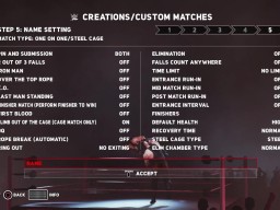 WWE2K18 Creations 51 CustomMatches