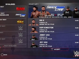 WWE2K18 Universe6 Goals