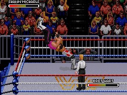 WWF RoyalRumble 1993 BretHart ShawnMichaels 2