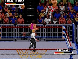 WWF RoyalRumble 1993 BretHart ShawnMichaels 3