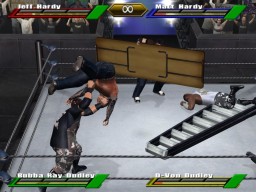 WrestleManiaX8 BubbaRayDudley DVonDudley MattHardy JeffHardy