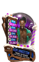 SuperCard KofiKingston S5 23 Neon Christmas