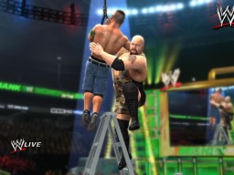 WWE13 LadderChokeslam