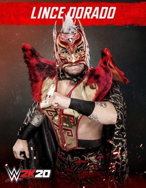 wwe2k20 artworks lince dorado