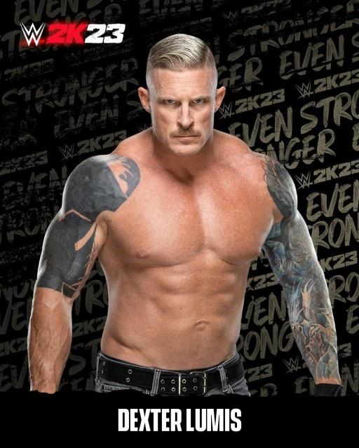 wwe2k23 artworks dexter lumis