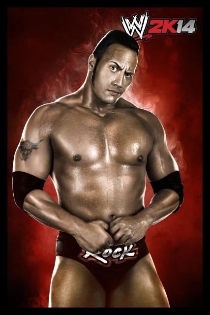 wwe 2k14 cover the rock