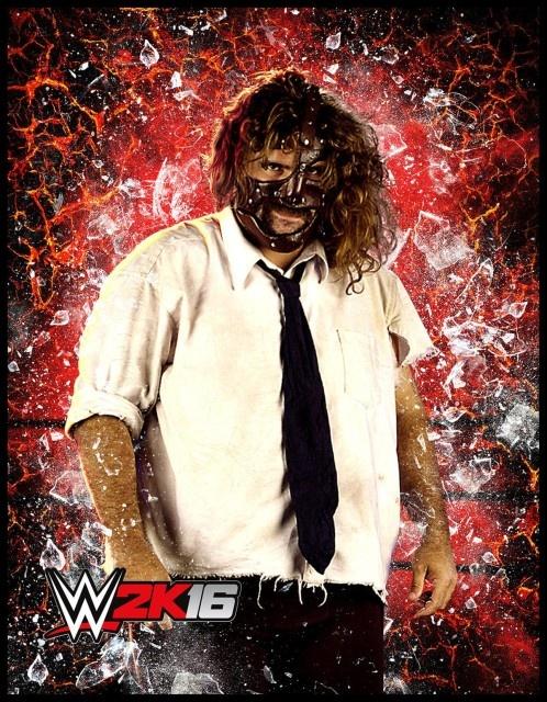 wwe2k16 artworks mankind