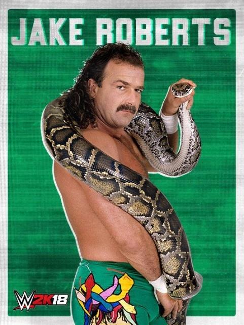 wwe2k18 artworks jake roberts