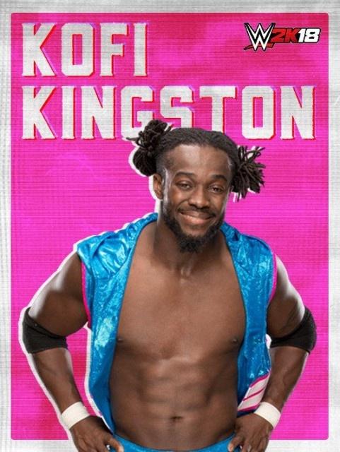 wwe2k18 artworks kofi kingston