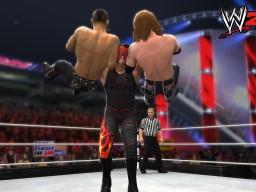 WWE2K14 DoubleChokeslam