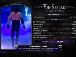 WWE2K14 The Streak Victory