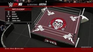 WWE 2K16 Full Creation Suite Details: Custom Arena, Create-A-Superstar, Fighting Styles and all Creation Modes