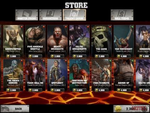 cheats for wwe immortals ios