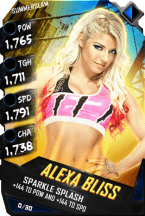 SuperCard AlexaBliss R10 SummerSlam