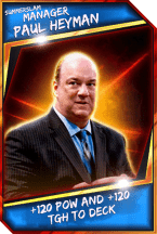 SuperCard Support Manager PaulHeyman R10 SummerSlam