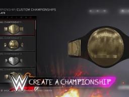 WWE2K17 CreateAChampionship