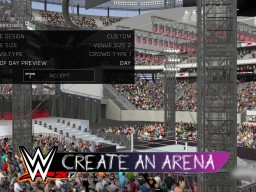 WWE2K17 CreateAnArena Daylight