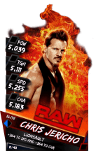 SuperCard ChrisJericho S3 12 Elite Raw