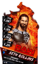 SuperCard SethRollins S3 12 Elite Raw