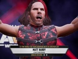 aew fight matt hardy broken