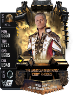 supercard codyrhodes s11 metal