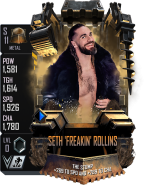 supercard sethrollins s11 metal