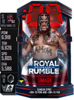 supercard umaga s11 rr25