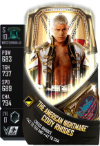 supercard codyrhodes special s10 wm40