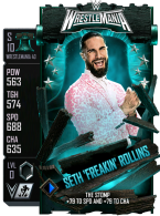 supercard sethrollins s10 wm40