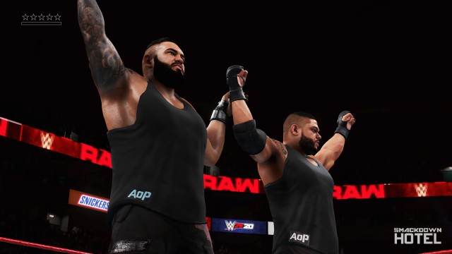 wwe 2k20 akam rezar