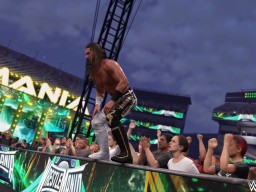 wwe2k25 sethrollins barricade