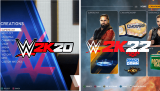 WWE 2K22 & 2K20 Creation Suite Comparison: How much has changed?