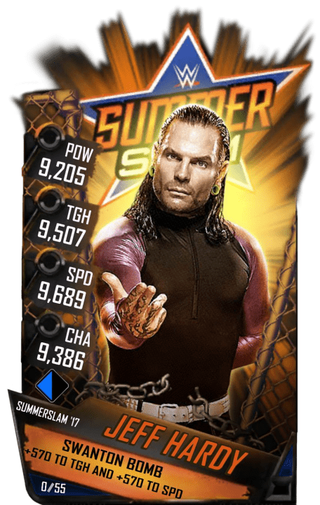 Jeff Hardy - WWE SuperCard (Season 3 Debut) - WWE SuperCard - Roster