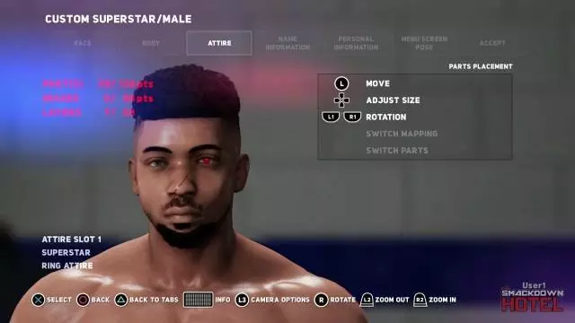 WWE2K18 Creations 11 Scars