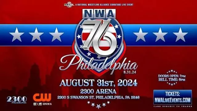 NWA 76th Anniversary Show - Match Card & Results | Other PPV & Special Events