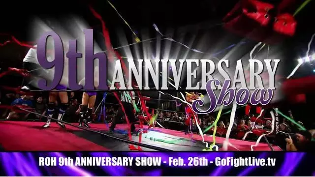 ROH 9th Anniversary Show - ROH PPV Results