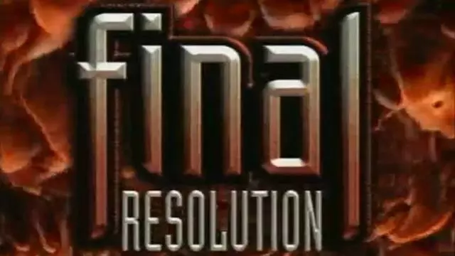 TNA Final Resolution 2005 - Match Card & Results | TNA PPV