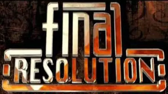TNA Final Resolution 2008 (January) - TNA / Impact PPV Results