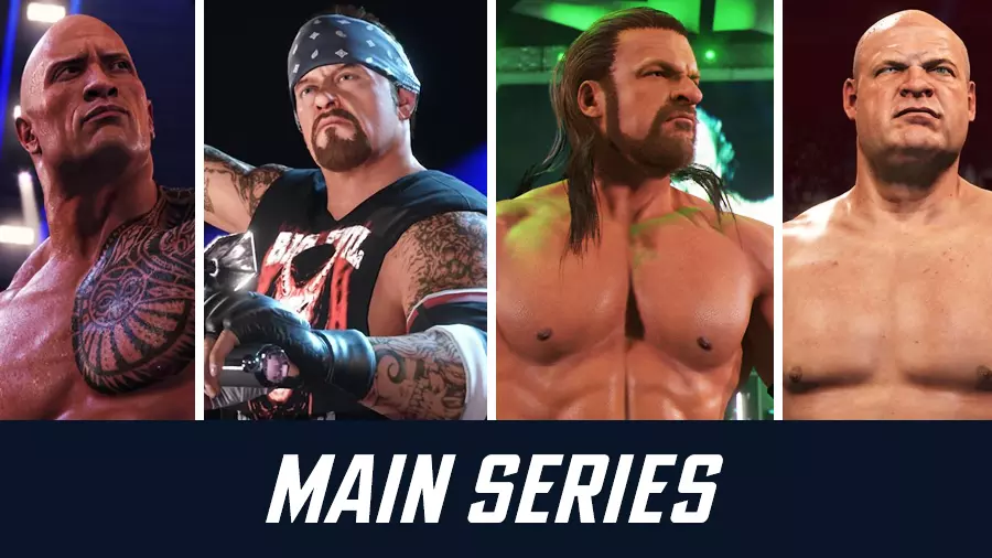 Top 50 Wrestlers With Most Appearances in WWE Games Main Series - Pro Wrestling Rosters